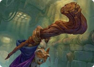 Wooden Cane Art Card Art Series: Teenage Mutant Ninja Turtles Magic card