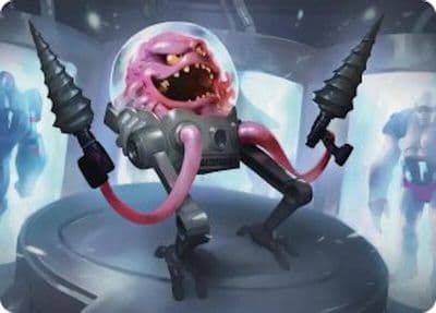 Krang Master Mind Art Card 4 54 Art Series: Teenage Mutant Ninja Turtles Magic card