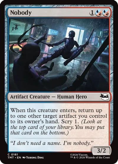 Nobody Teenage Mutant Ninja Turtles Magic card