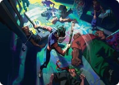Pain 101 Art Card Art Series: Teenage Mutant Ninja Turtles Magic card
