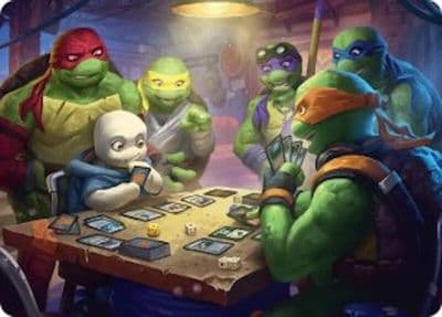 Lessons from Life Art Card Art Series: Teenage Mutant Ninja Turtles Magic card