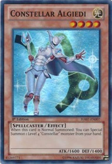 Constellar Algiedi Hidden Arsenal 7: Knight of Stars Yu-Gi-Oh! card
