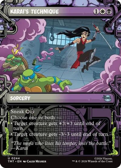Karais Technique Showcase Teenage Mutant Ninja Turtles Magic card