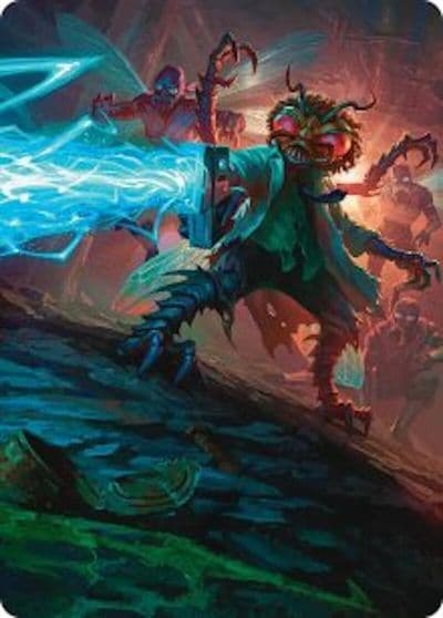 Baxter Exzzperimental Zzientist Art Card Art Series: Teenage Mutant Ninja Turtles Magic card