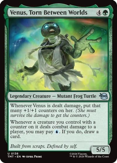 Venus Torn Between Worlds Teenage Mutant Ninja Turtles Magic card