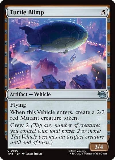 Turtle Blimp Teenage Mutant Ninja Turtles Magic card