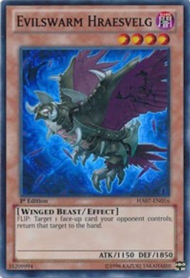 Evilswarm Hraesvelg Hidden Arsenal 7: Knight of Stars Yu-Gi-Oh! card