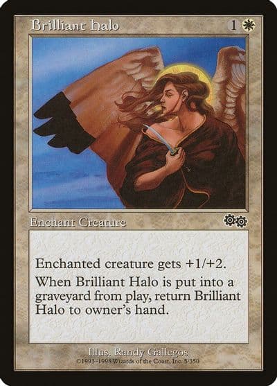 Brilliant Halo Urza's Saga Magic card