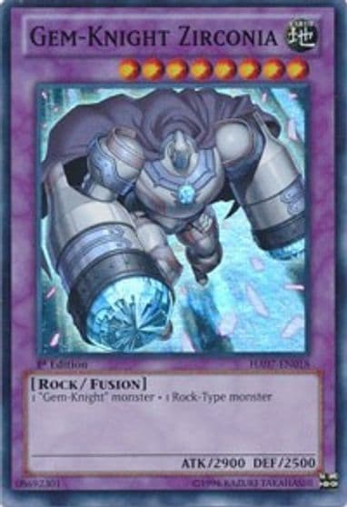 Gem Knight Zirconia Hidden Arsenal 7: Knight of Stars Yu-Gi-Oh! card