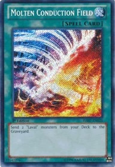 Molten Conduction Field Hidden Arsenal 7: Knight of Stars Yu-Gi-Oh! card