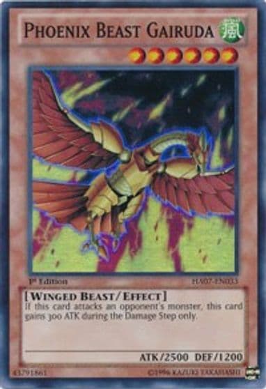 Phoenix Beast Gairuda Hidden Arsenal 7: Knight of Stars Yu-Gi-Oh! card