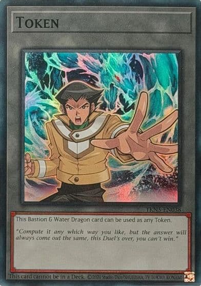 Token Bastion and Water Dragon Burst Protocol Yu-Gi-Oh! card