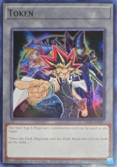 Token Yami Yugi and Magicians Combination Burst Protocol Yu-Gi-Oh! card
