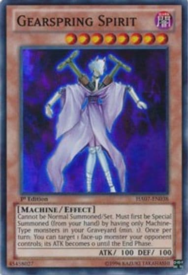 Gearspring Spirit Hidden Arsenal 7: Knight of Stars Yu-Gi-Oh! card