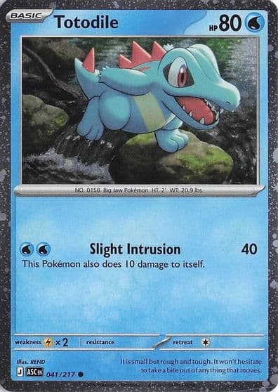 Totodile (Cosmos Holo) Miscellaneous Cards & Products Pokemon card
