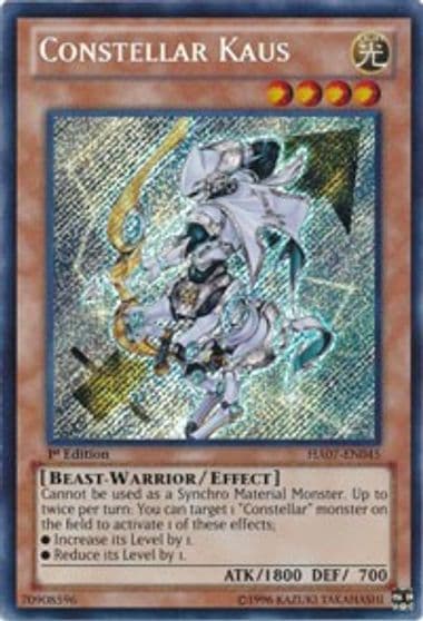 Constellar Kaus Hidden Arsenal 7: Knight of Stars Yu-Gi-Oh! card