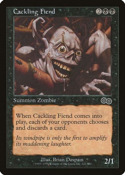 Cackling Fiend Urza's Saga Magic card