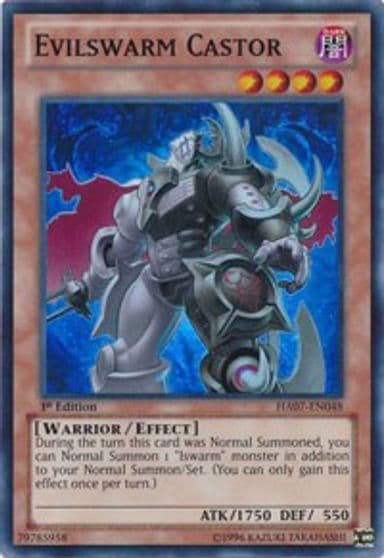 Evilswarm Castor Hidden Arsenal 7: Knight of Stars Yu-Gi-Oh! card