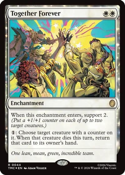 Together Forever Surge Foil Commander: Teenage Mutant Ninja Turtles Magic card