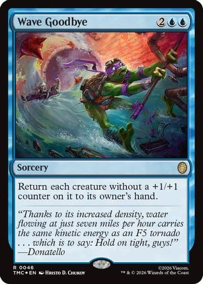 Wave Goodbye Surge Foil Commander: Teenage Mutant Ninja Turtles Magic card