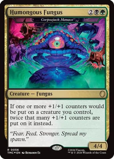 Humongous Fungus Corpsejack Menace Surge Foil Commander: Teenage Mutant Ninja Turtles Magic card