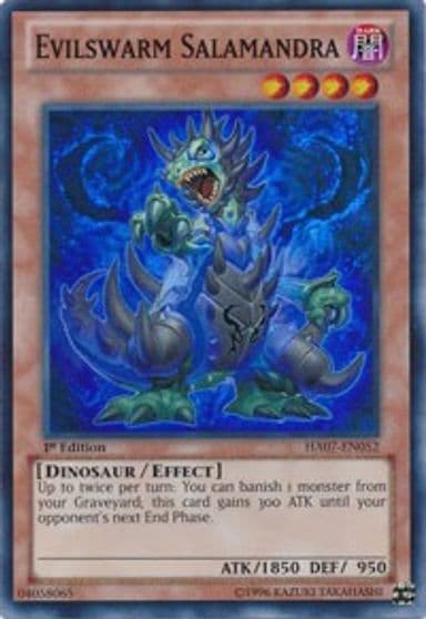 Evilswarm Salamandra Hidden Arsenal 7: Knight of Stars Yu-Gi-Oh! card