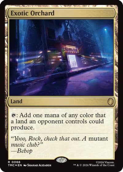 Exotic Orchard Surge Foil Commander: Teenage Mutant Ninja Turtles Magic card