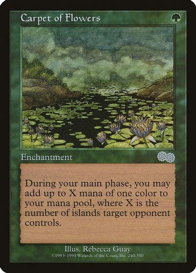Carpet of Flowers Urza's Saga Magic card