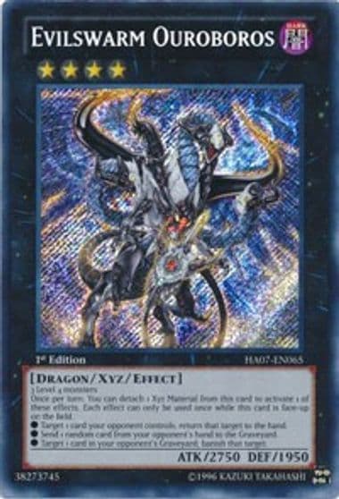 Evilswarm Ouroboros Hidden Arsenal 7: Knight of Stars Yu-Gi-Oh! card