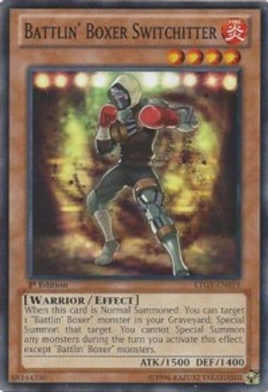 Battlin Boxer Switchitter Lord of the Tachyon Galaxy Yu-Gi-Oh! card