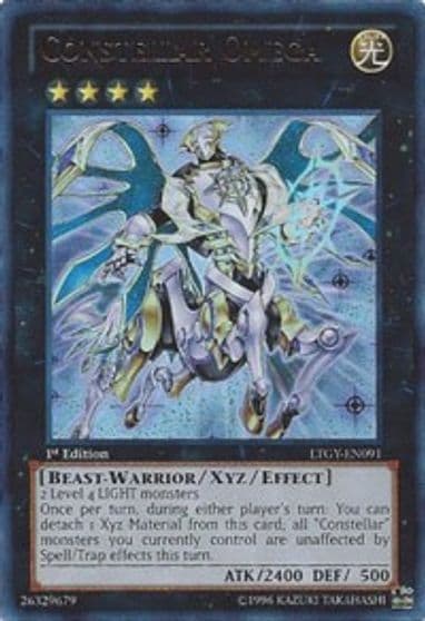 Constellar Omega Lord of the Tachyon Galaxy Yu-Gi-Oh! card