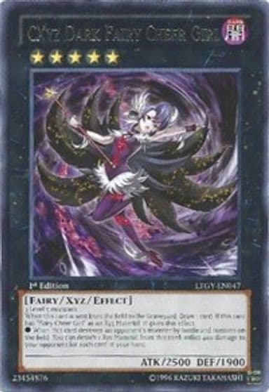 CXyz Dark Fairy Cheer Girl Lord of the Tachyon Galaxy Yu-Gi-Oh! card