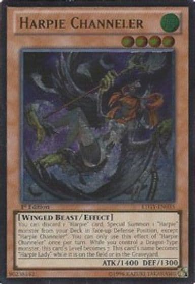 Harpie Channeler UTR Lord of the Tachyon Galaxy Yu-Gi-Oh! card