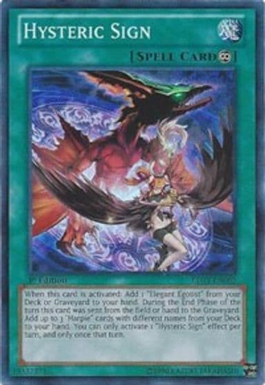 Hysteric Sign Lord of the Tachyon Galaxy Yu-Gi-Oh! card