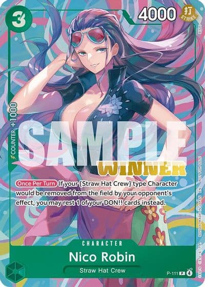 Nico Robin Heroines Battle Winner Pack One Piece Promotion Cards One Piece card