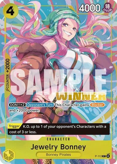 Jewelry Bonney Heroines Battle Winner Pack One Piece Promotion Cards One Piece card