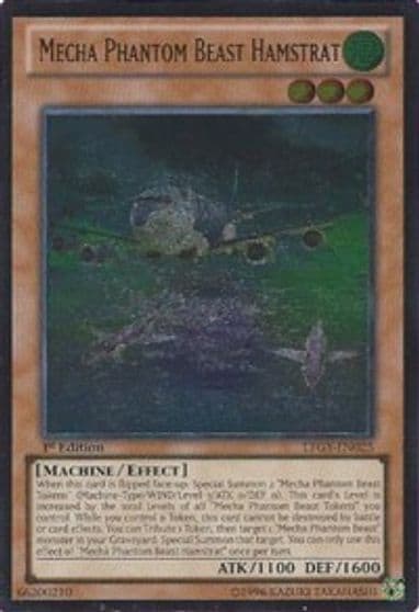 Mecha Phantom Beast Hamstrat UTR Lord of the Tachyon Galaxy Yu-Gi-Oh! card