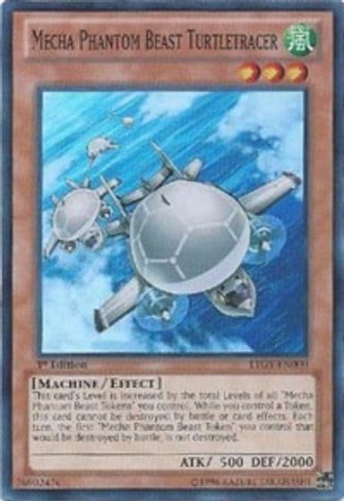 Mecha Phantom Beast Turtletracer Lord of the Tachyon Galaxy Yu-Gi-Oh! card