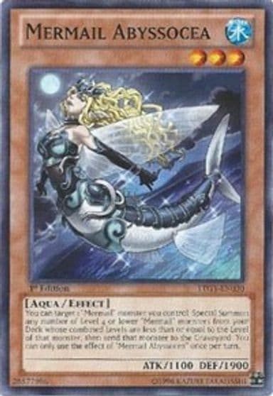 Mermail Abyssocea Lord of the Tachyon Galaxy Yu-Gi-Oh! card