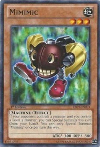 Mimimic Lord of the Tachyon Galaxy Yu-Gi-Oh! card