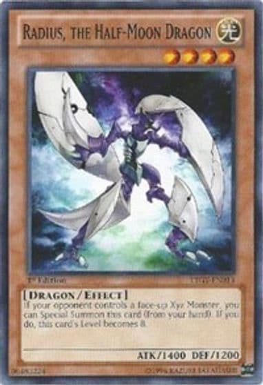 Radius the Half Moon Dragon Lord of the Tachyon Galaxy Yu-Gi-Oh! card