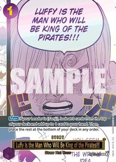 Luffy Is the Man Who Will Be King of the Pirates Japanese Version 3rd Anniversary Set One Piece Promotion Cards One Piece card