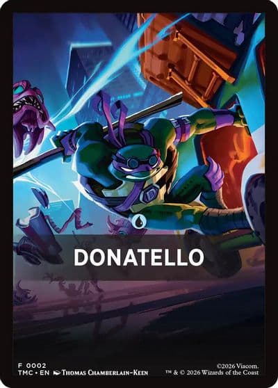 Donatello Theme Card Commander: Teenage Mutant Ninja Turtles Magic card