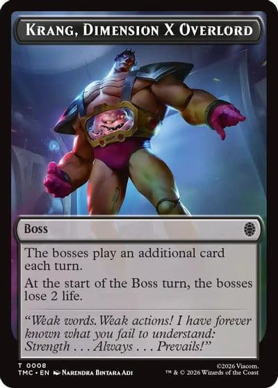 Krang Dimension X Overlord Commander: Teenage Mutant Ninja Turtles Magic card