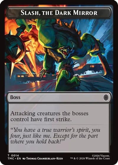 Slash The Dark Mirror Commander: Teenage Mutant Ninja Turtles Magic card