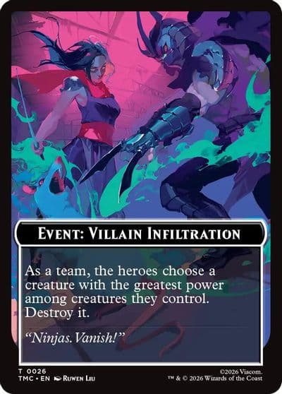 Event Villain Infiltration Commander: Teenage Mutant Ninja Turtles Magic card