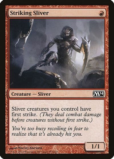 Striking Sliver Magic 2014 (M14) Magic card