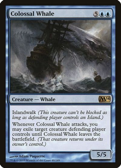 Colossal Whale Magic 2014 (M14) Magic card