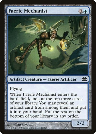 Faerie Mechanist Modern Masters Magic card