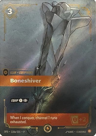 Boneshiver Riftbound Organized Play Promotional Cards Riftbound card